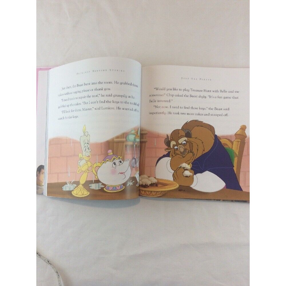 Disney Book Princess Bedtime Stories Cinderella Beauty Beast Collection Child - Picture 6 of 12